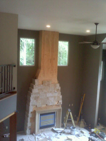 His craftsmanship was outstanding. His work included framing and stone work on the fireplace